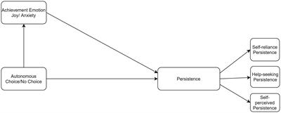 An Online Experiment During COVID-19: Testing the Influences of Autonomy Support Toward Emotions and Academic Persistence